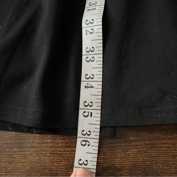 PACT Organic Cotton Fit And Flare Dress Black/White peekaboo Back Size Small - Picture 4 of 13